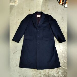 Vintage 80's Moore's Wool Winter Trench Coat